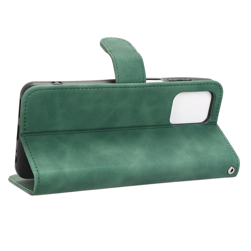 Anti-fall Phone Case For Motorola Moto G73 5G PU Leather Wallet Stand Skin-touch Feeling Phone Cover Anti-fall Phone Case For Motorola Moto G73 5G PU Leather Wallet Stand Skin-touch Feeling Phone Cover